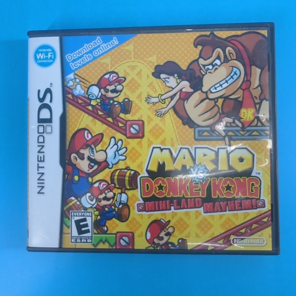 Mario vs Donkey Kong Mini-Land Mayhem Nintendo DS CIB Complete TWL-V2GE-USA